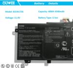 OUWEE B31N1726 Laptop Battery Compatible with Asus FX80 FX86 TUF FX504 FX504GE FX504GM FX505 FX505DT FX505DY FX505GE FX505GD 48Wh(Shape-A) - Image 2