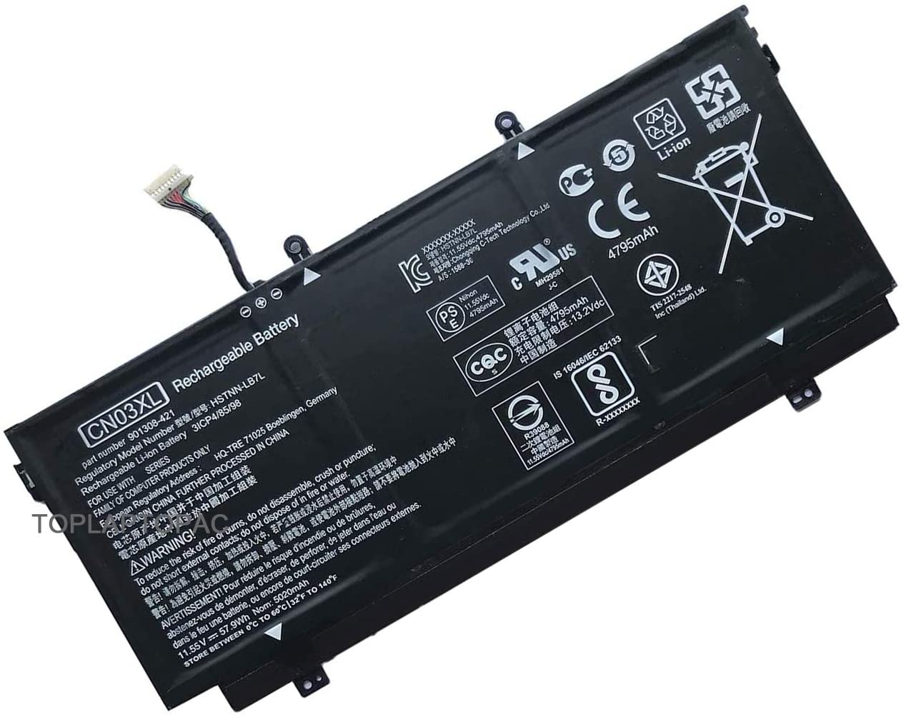 HP original Hp CN03XL Laptop battery for HP 13-AB001 13-AB099 13T-AB000 901308-421 HSTNN-LB7L