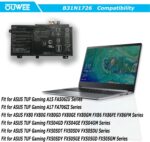 OUWEE B31N1726 Laptop Battery Compatible with Asus FX80 FX86 TUF FX504 FX504GE FX504GM FX505 FX505DT FX505DY FX505GE FX505GD 48Wh(Shape-A) - Image 7