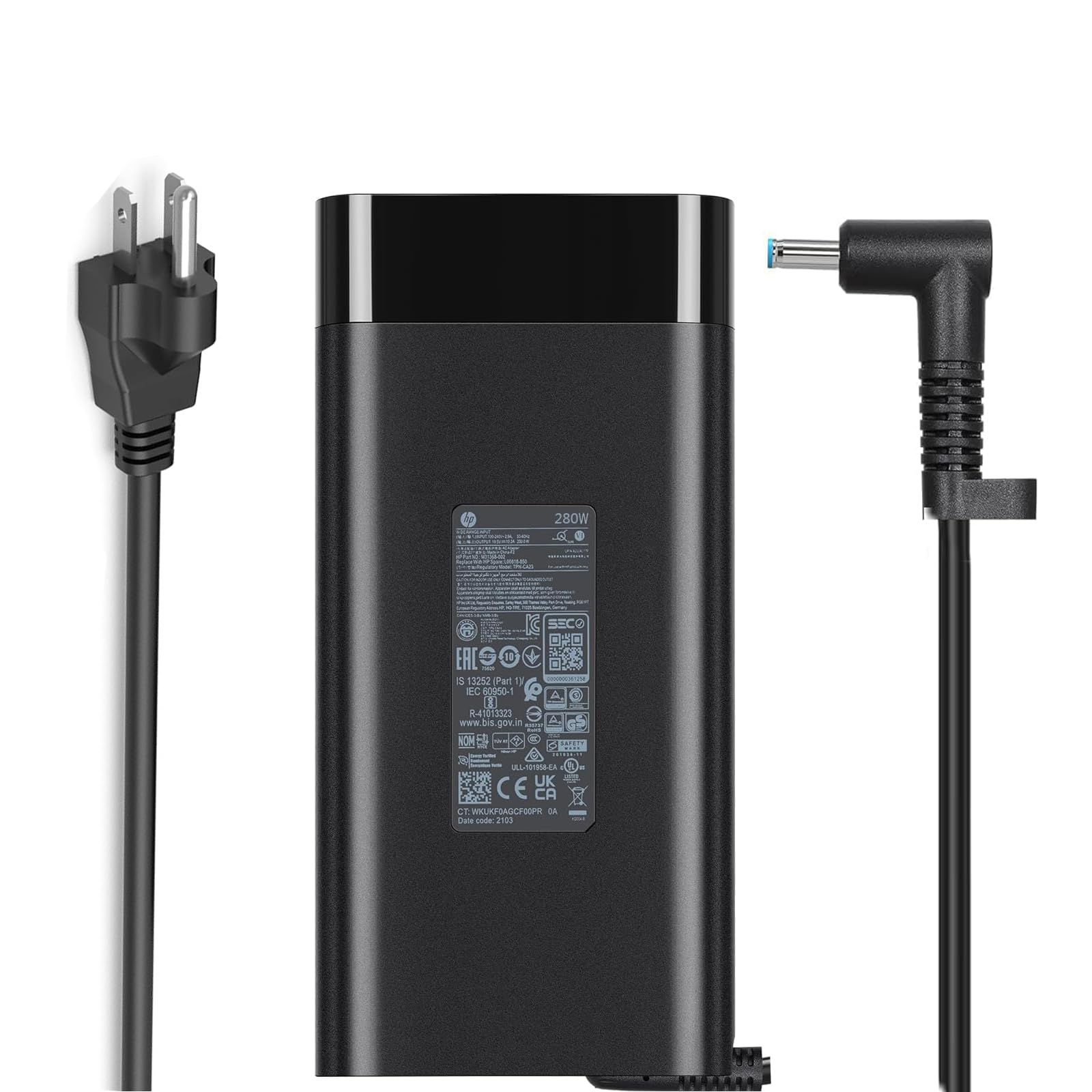 HP M94073-001 - 280W 20V 14A 4.5mm x 3.0mm Connector AC Adapter Charger for Omen Series Gaming Laptop