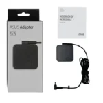 Asus Ad45-00B 45W Laptop Adapter/Charger With Power Cord for Select Models of Asus - 20 V, 2.5 A, 4 Mm X 1.2Mm Diameter - Black-- MPN: ASUS 45W 4mm - Image 5