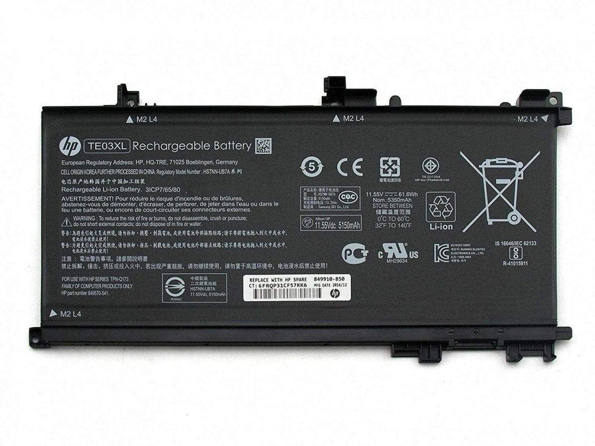 HP TE03XL battery for Pavilion 15-BC000 OMEN 15-AX000 Series Notebook-- MPN:TE04XL