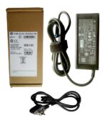 HP original 65w 4.5mm Charger For Pavilion, Elitebook, Probook, X360 series laptop(With Power Cable) -- MPN: HP 65W Bluetip New Shape