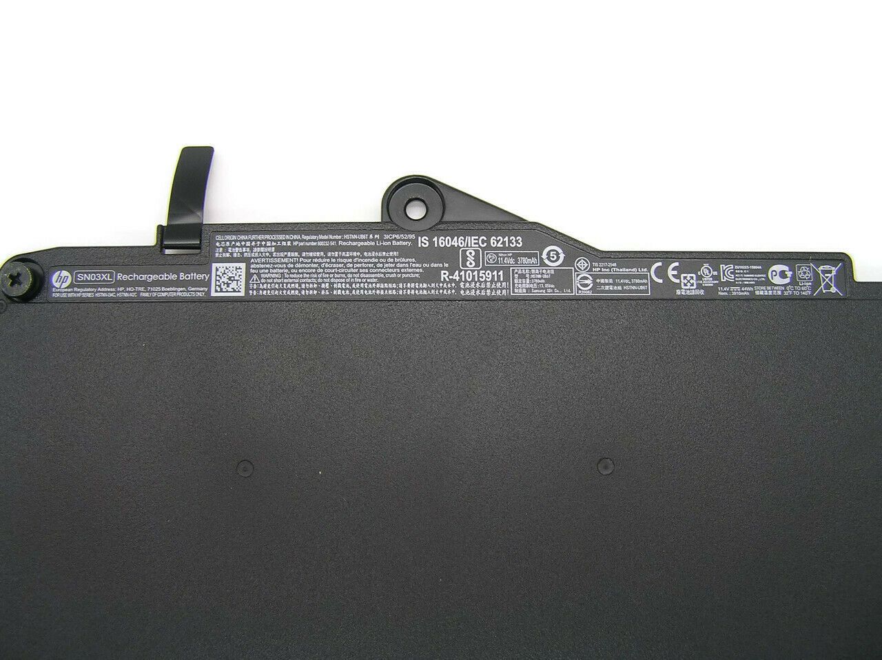 HP original SN03XL ST03xl Laptop Battery compatible with HP EliteBook 820 G3 725 G3 800514-001N HSTNN-UB6T Tablet 11.1V 44wh